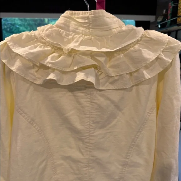 Nick & Mo Cream Button-Up Jacket XL (runs small) - Picture 3 of 5